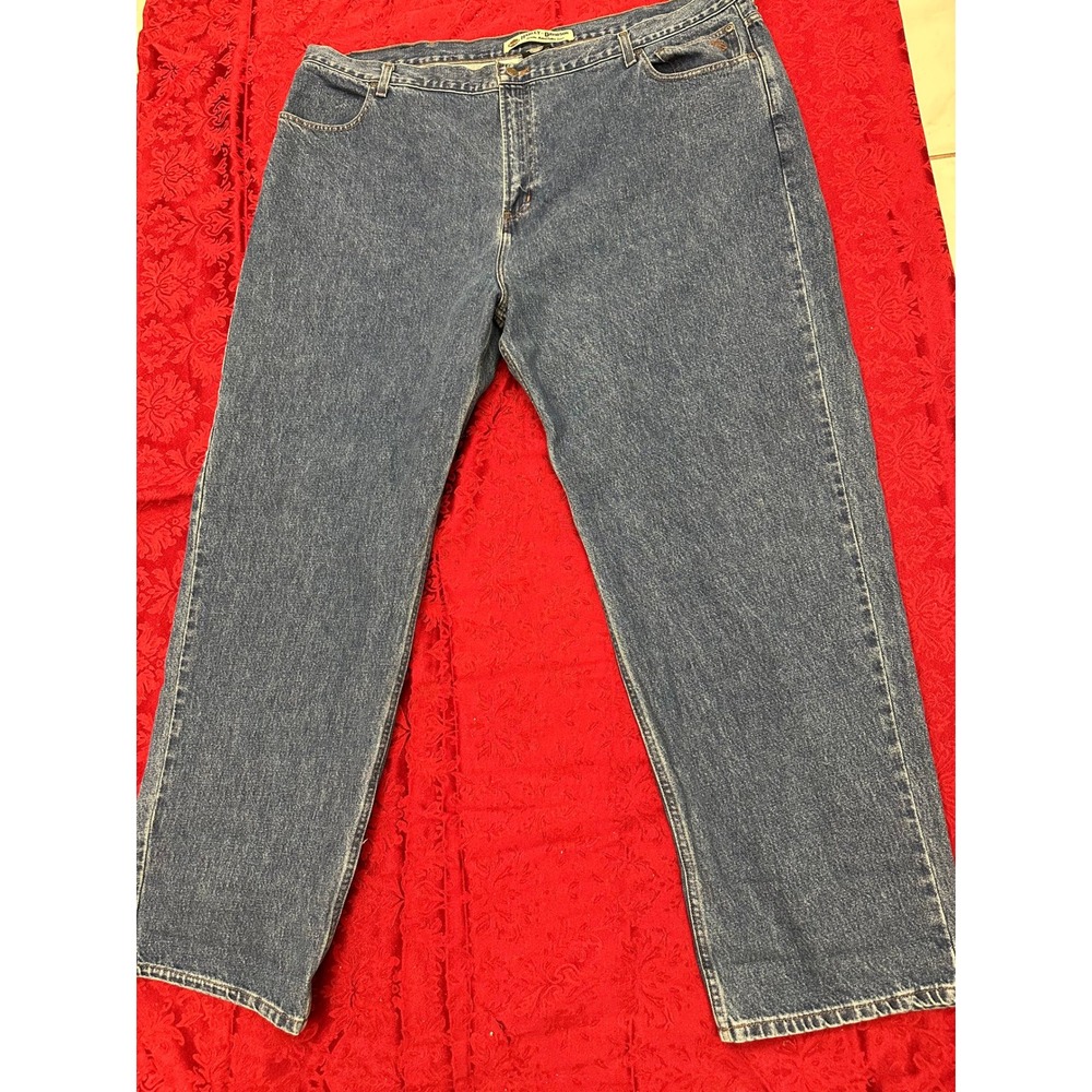 Harley-Davidson Mens Genuine MotorClothes Blue Denim Straight Leg Biker 48x32